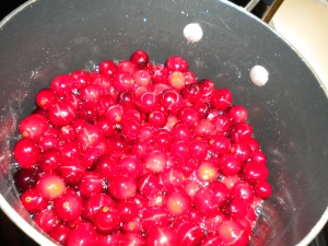 Cranberries..